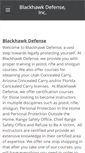 Mobile Screenshot of blackhawkdefense.com